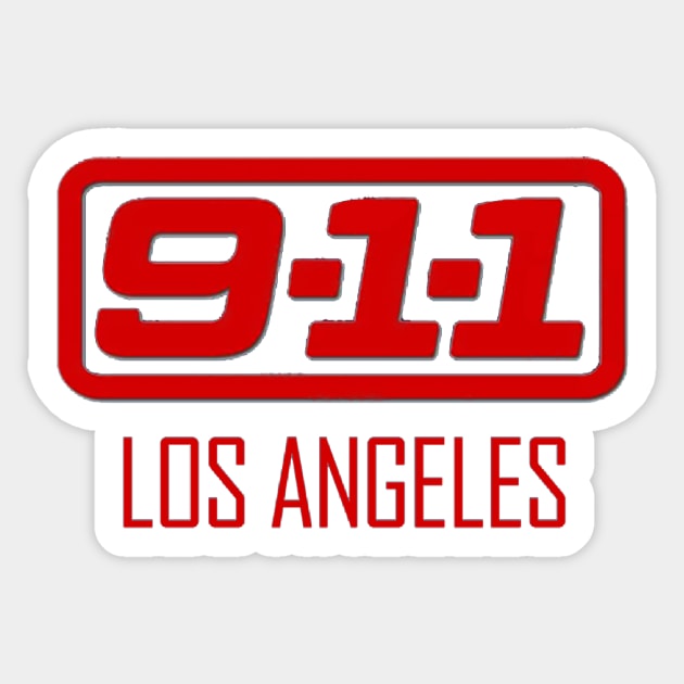 9-1-1 LA logo Sticker by Sara93_